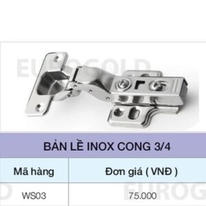 BẢN-LỀ-INOX-CONG 3-4 WS03 – EUROGOLD